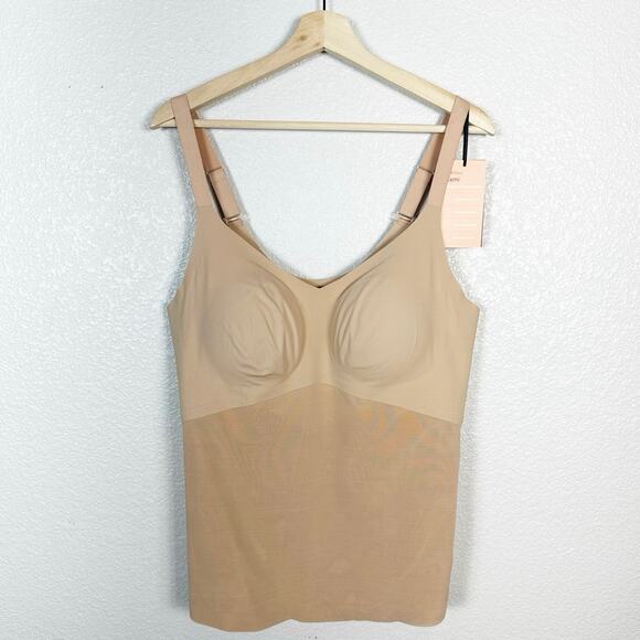 Honeylove NWT Womens LiftWear Cami Shapewear Tank Top in Tan Size 2X - Picture 1 of 9